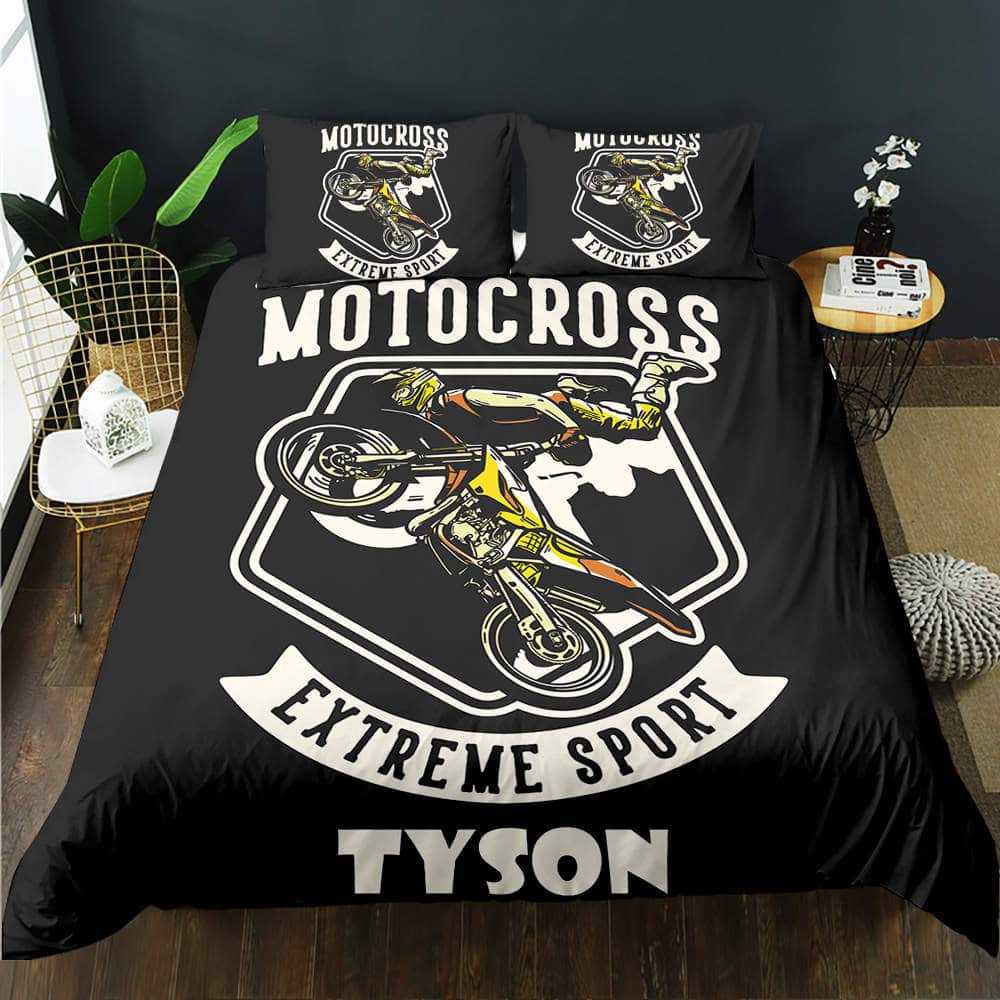Motocross Personalised Quilt Cover Set - DOONA KINGDOM