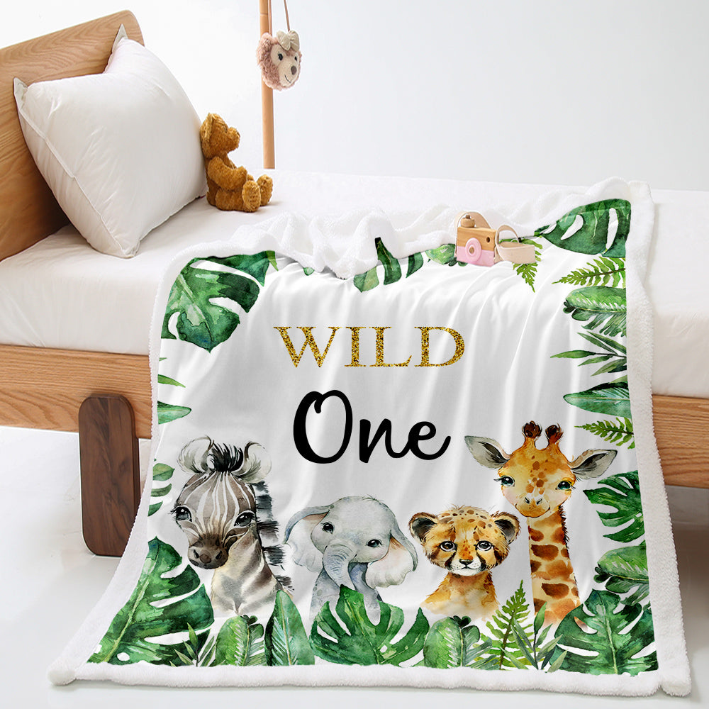 Jungle Cot size blanket 90x120cm DOONA KINGDOM