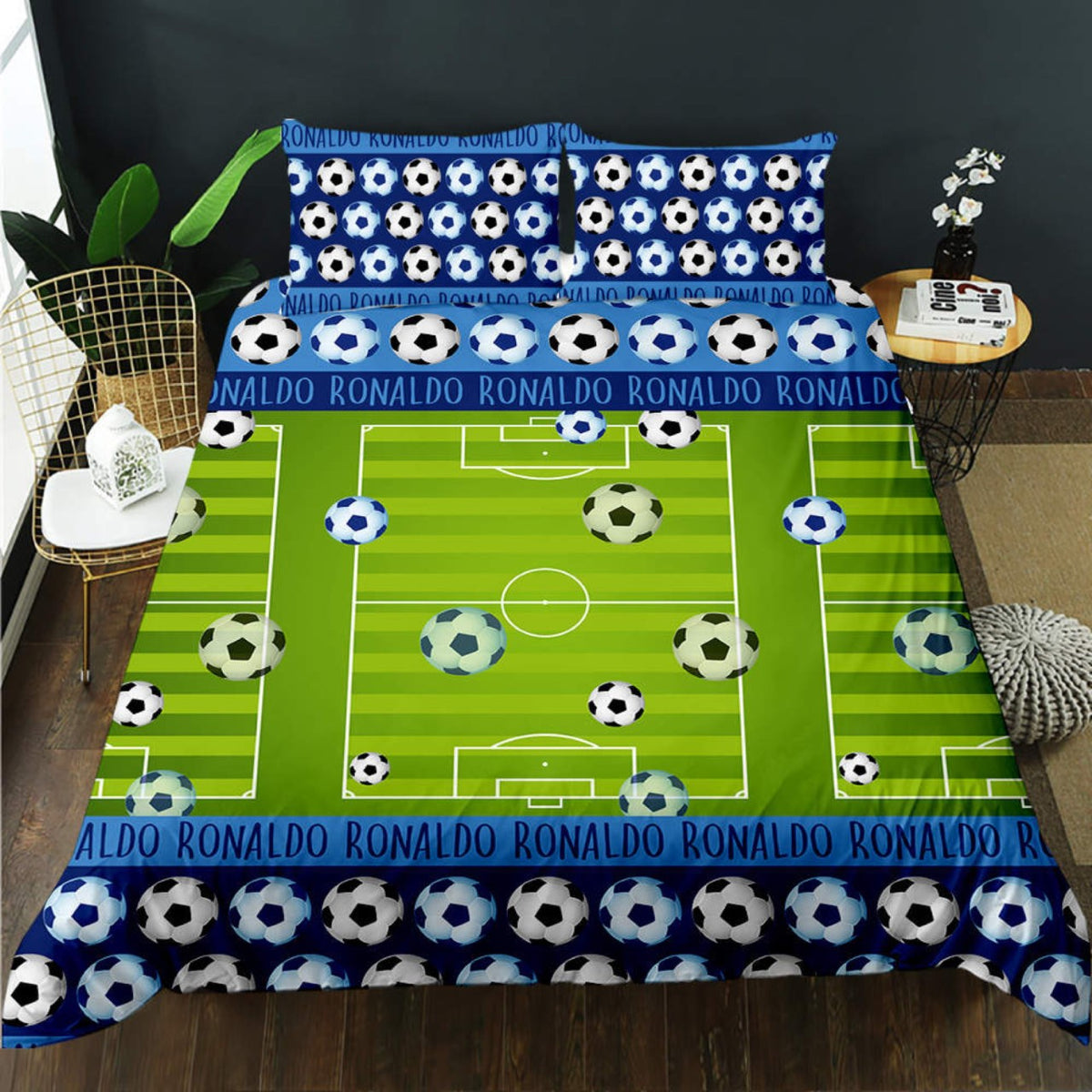 Soccer Personalised Quilt Cover Set DOONA KINGDOM