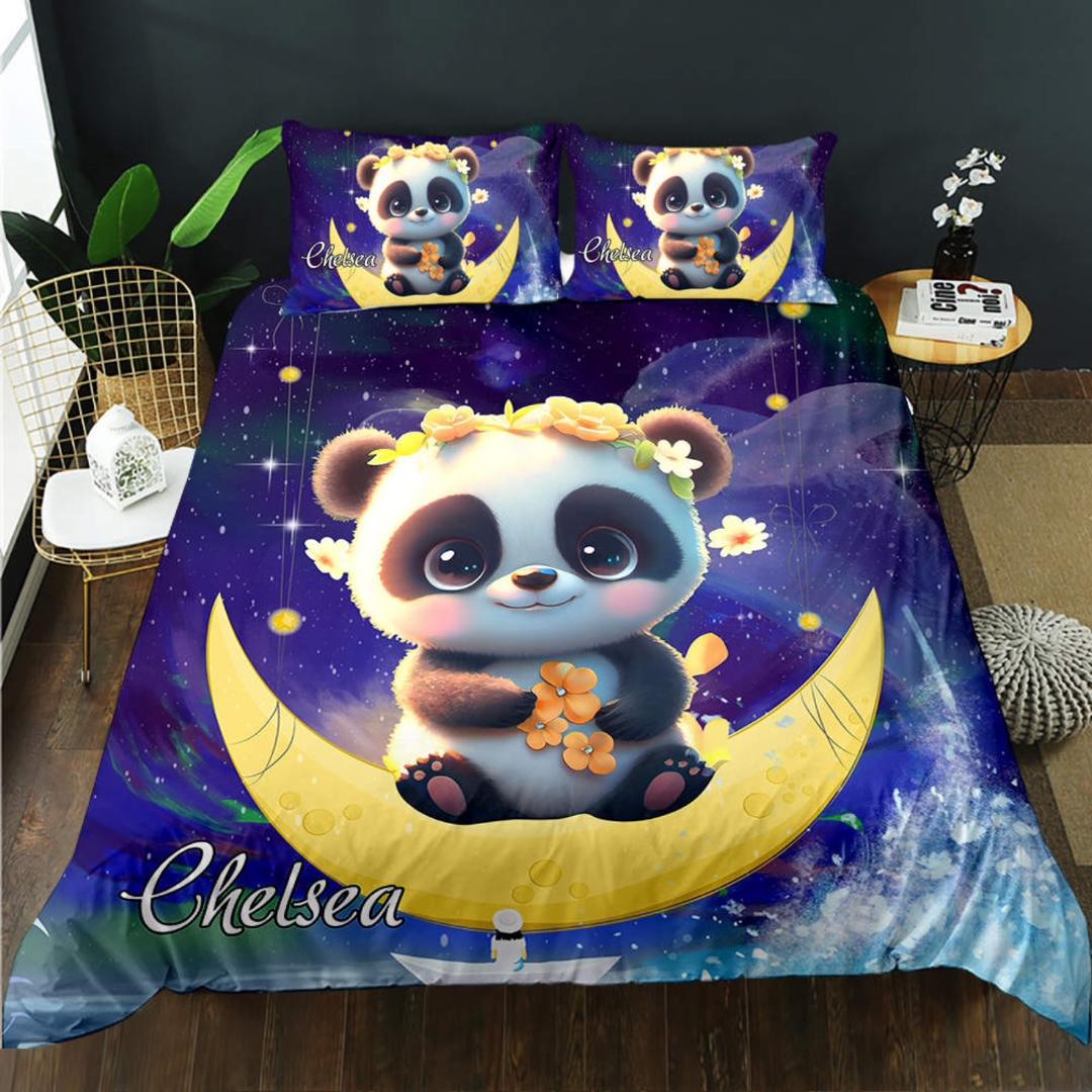 Panda Personalised Quilt Cover Set | DOONA KINGDOM