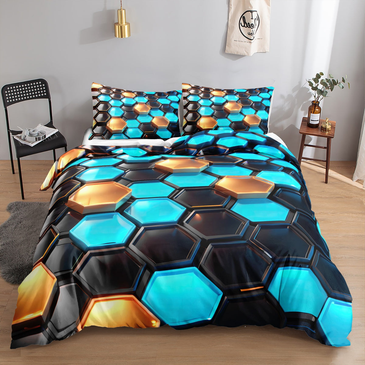 Geometric Pattern Doona Cover Set– DOONA KINGDOM