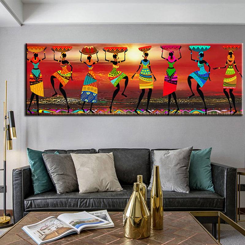 Abstract African Women Canvas Paintings  CANVAS PRINT - DOONA KINGDOM