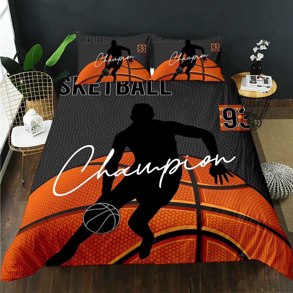 Basketball Cotton Quilt Cover Set - DOONA KINGDOM