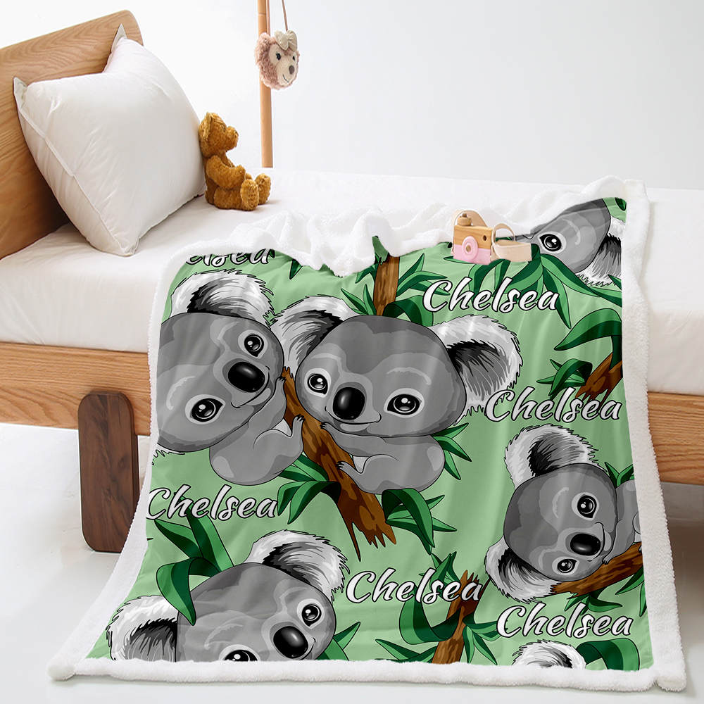 Koala Personalised Blanket - DOONA KINGDOM