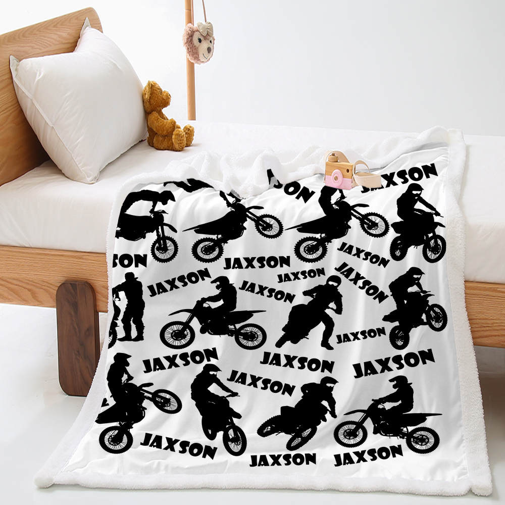 Motocross Personalised Blanket - DOONA KINGDOM