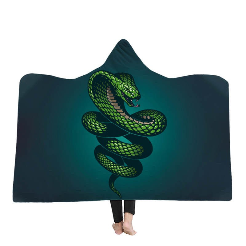 Snake Hooded Blanket 130cmx150cm - DOONA KINGDOM