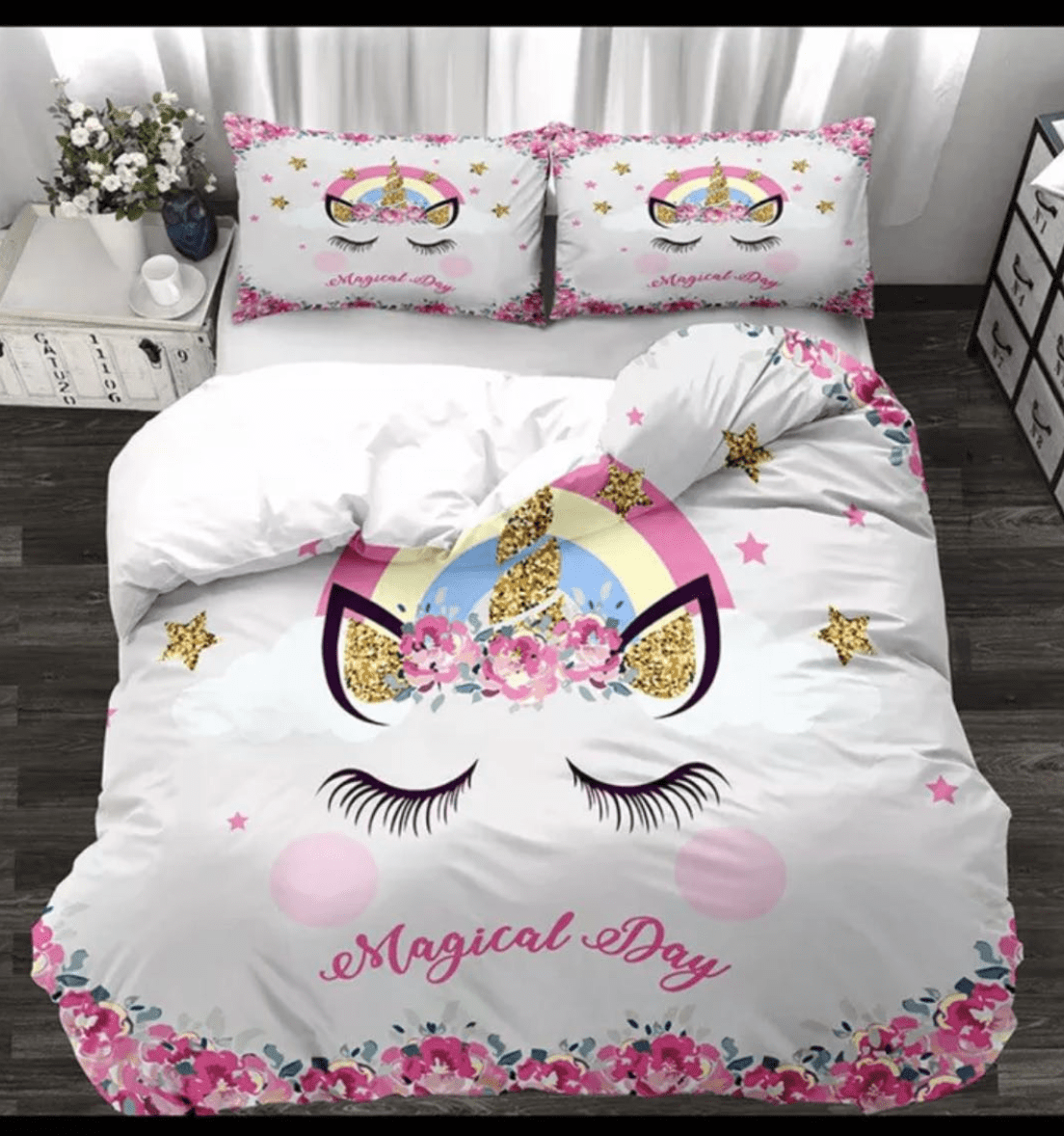 Unicorn quilt deals cover set australia