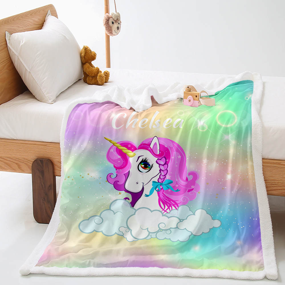 Unicorn Personalised Blanket - DOONA KINGDOM